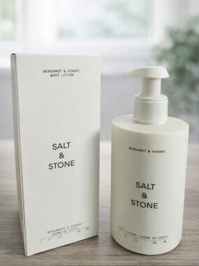 Salt & Stone Bergamot & Hinoki Body Lotion Full Size 7 oz New In Box